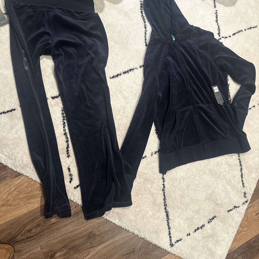 NWT tech gear Velour jacket and pants